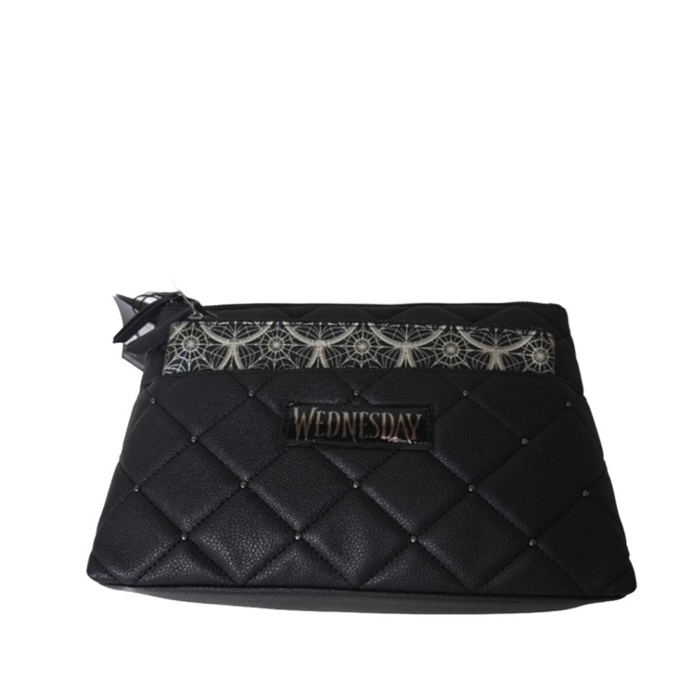 Primark Wednesday Aadams  Quilted Womens Clutch Bag Set Nwt